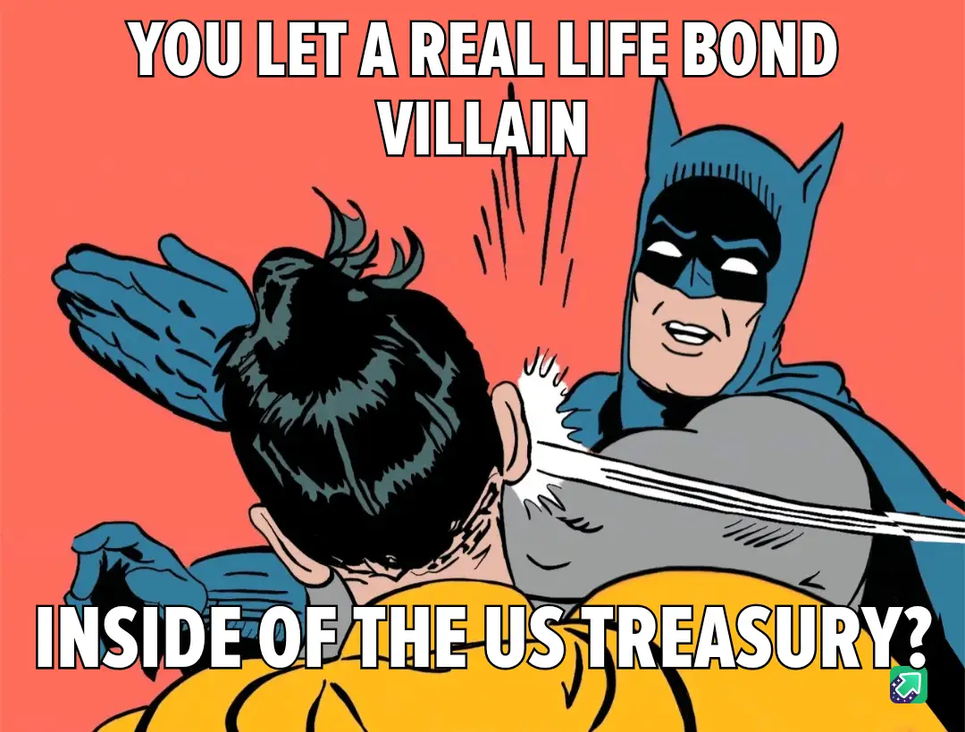 Batman is shown delivering a slap to the back of Robin's head in a classic comic book style. The overlaid text reads 'YOU…