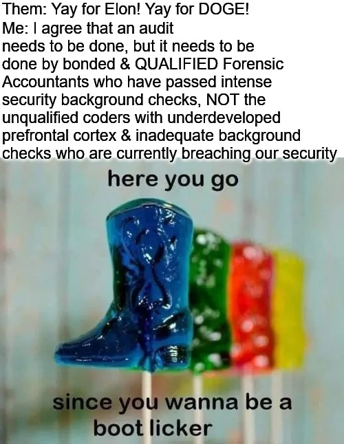 A row of colorful gummy bear lollipops, with a blue boot-shaped lollipop in the foreground, overlaid with text contrasting…