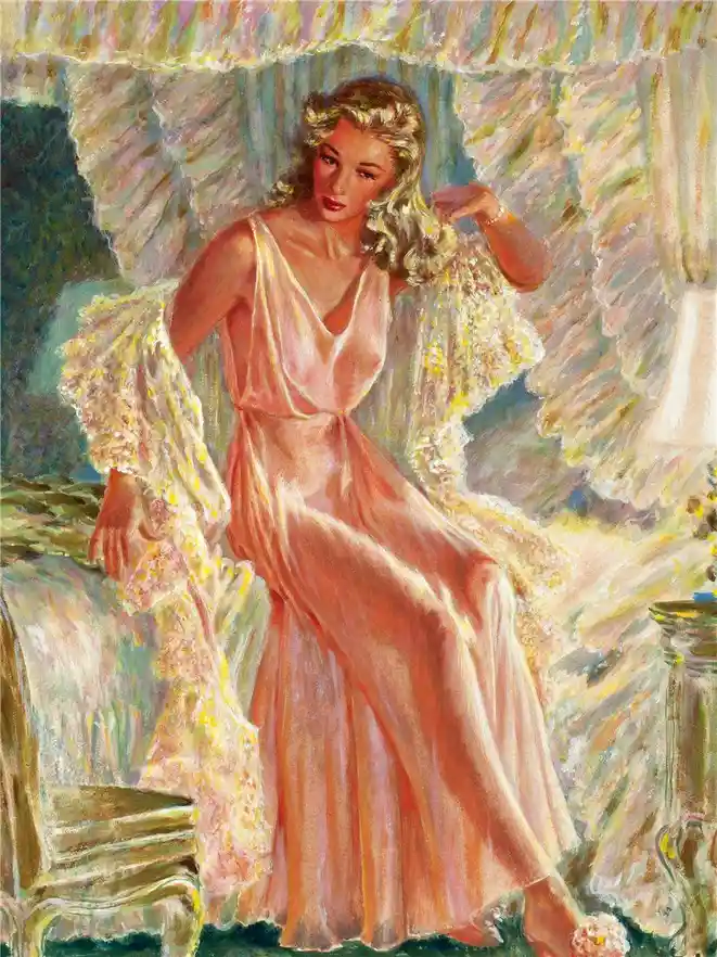 Edwin Georgi: The American artist renowned for his vibrant pin-up illustrations, born in 1896 and leaving a legacy until 1964
