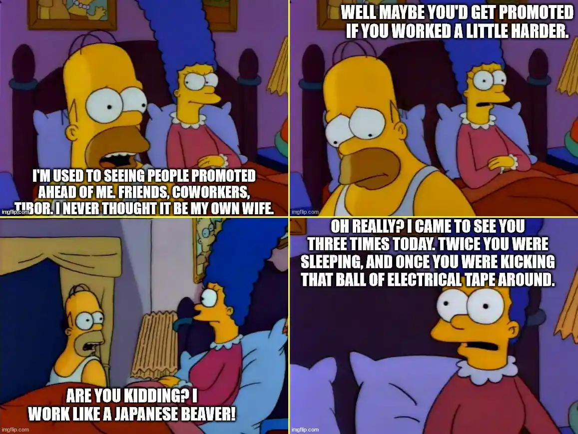 Some of you fancy yourselves as Frank Grimes, but deep down, you're just Homer Simpson.