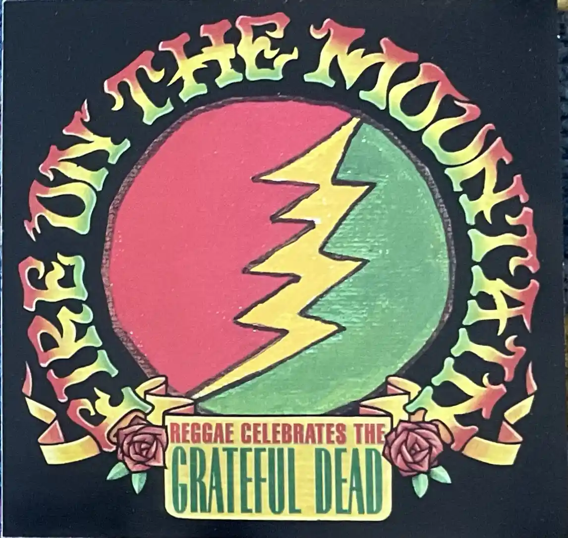 A circular graphic with a red and green split background featuring a yellow lightning bolt, surrounded by the text 'FIRE ON…