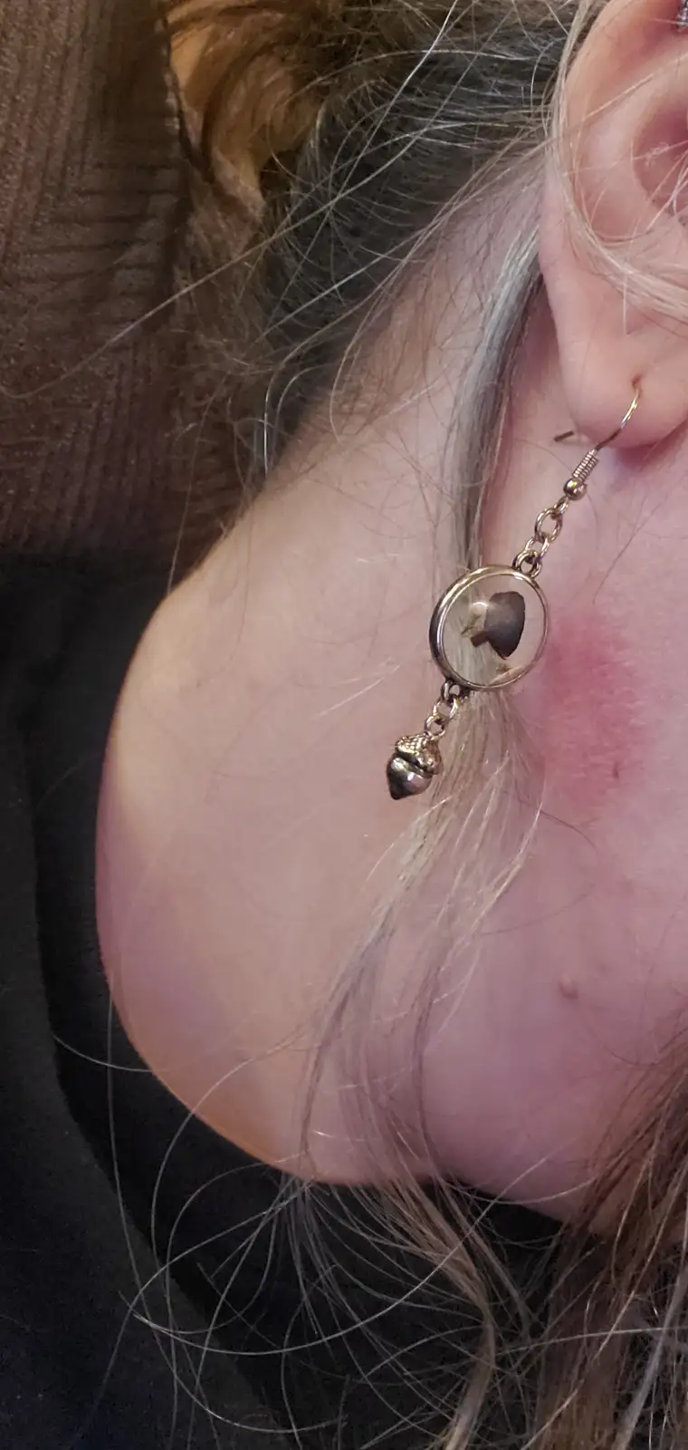 Look What I Found: Team Acorn Earrings!