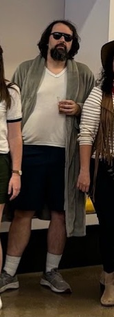 This Dude Snagged 2nd Place in the Office Costume Contest!